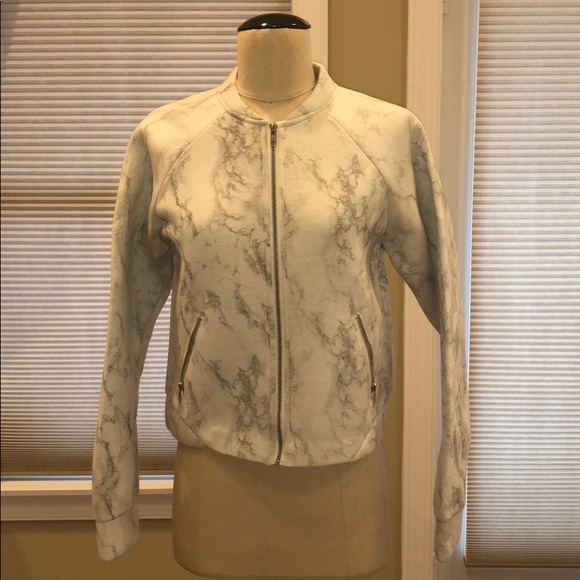 Eleven Paris Ichi x Tira Marble Print Bomber - Picture 2 of 8